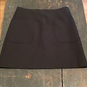 LOFT black skirt with pockets
